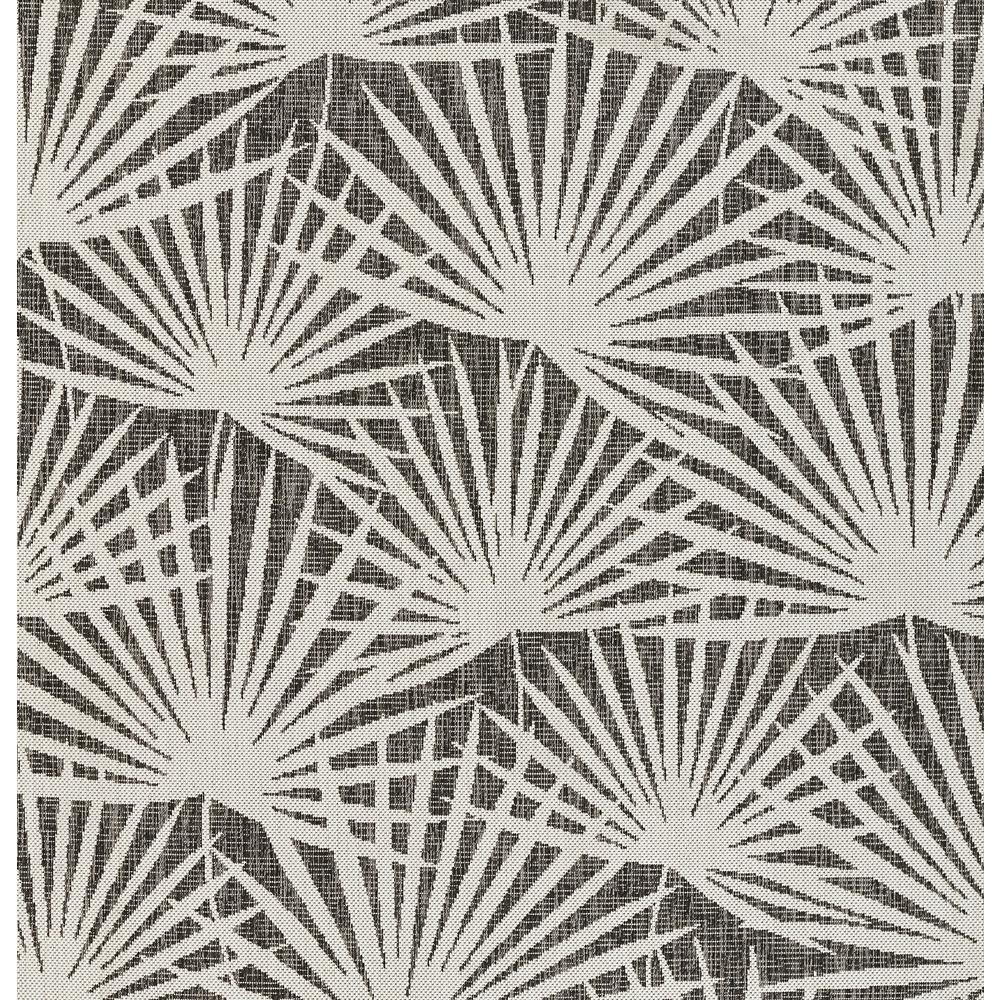 Transitional Runner Area Rug, Charcoal, 2' X 6' Runner. Picture 6