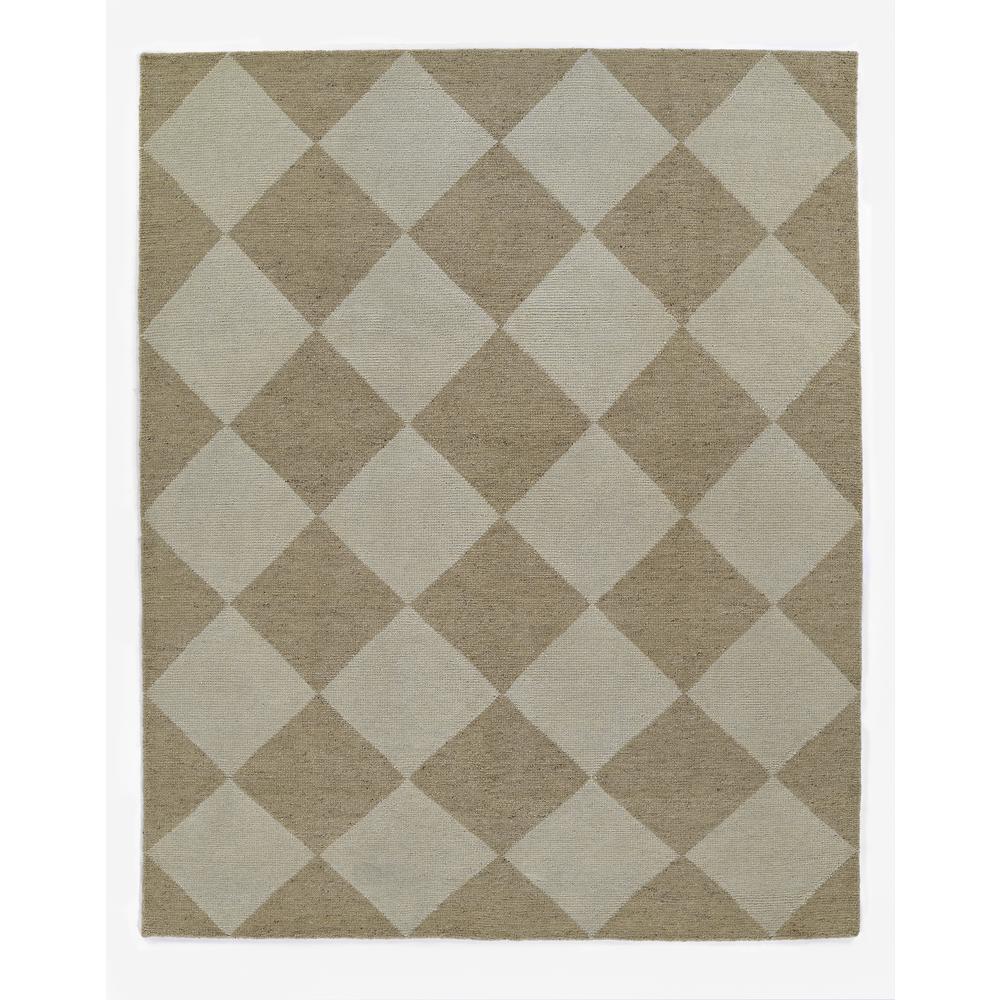 Contemporary Rectangle Area Rug, Beige, 8' X 10'. Picture 1