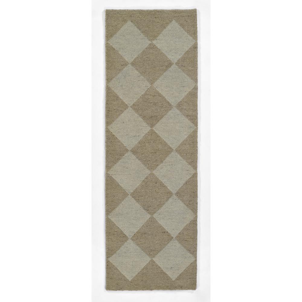 Contemporary Rectangle Area Rug, Beige, 8' X 10'. Picture 5