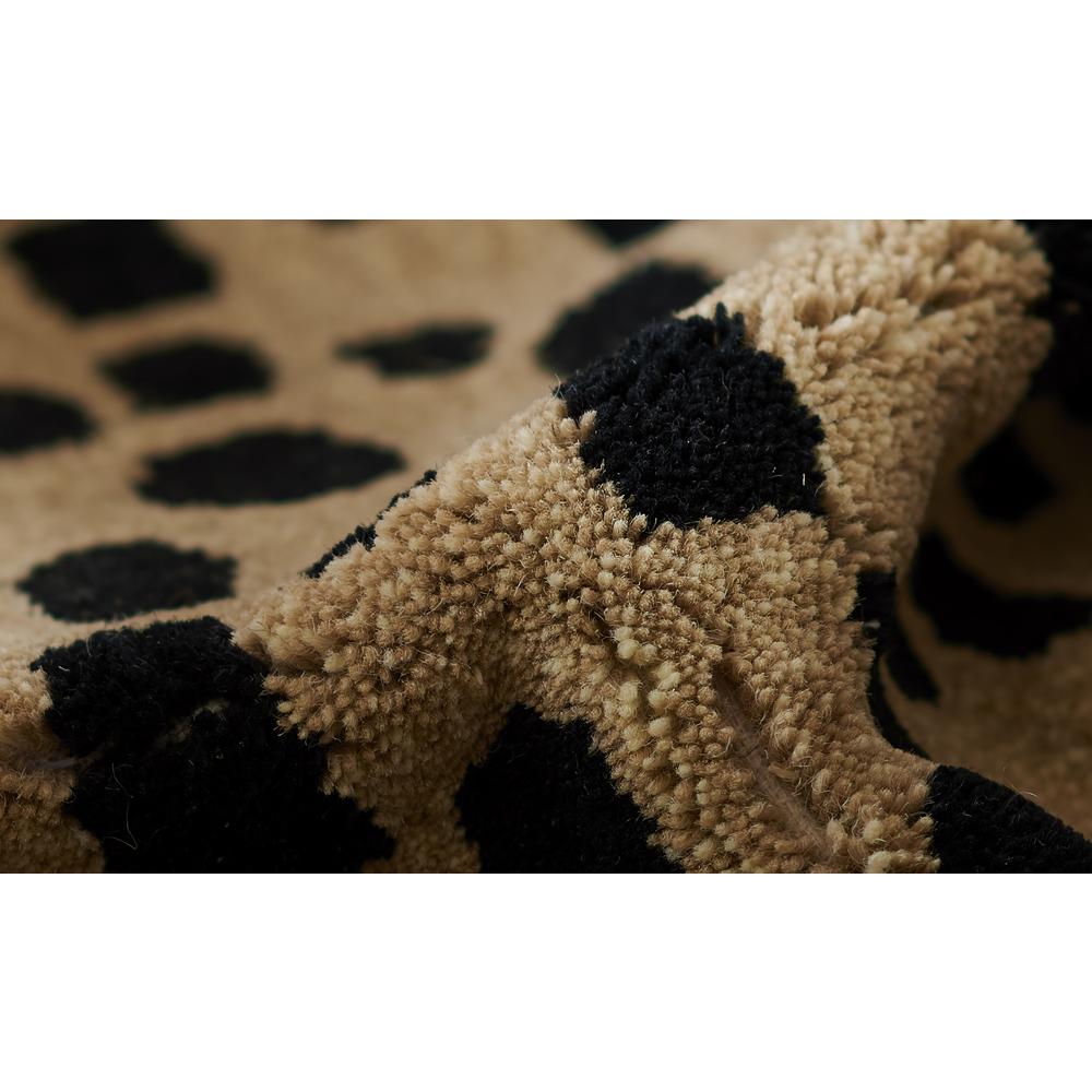 Contemporary Runner Area Rug, Beige, 2'6" X 8' Runner. Picture 4