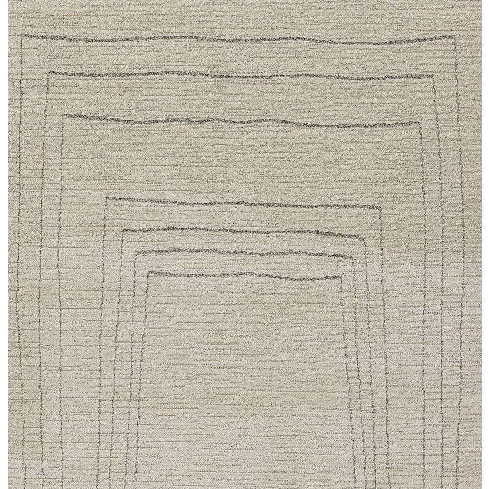 Contemporary Rectangle Area Rug, Ivory, 7'10" X 10'. Picture 6
