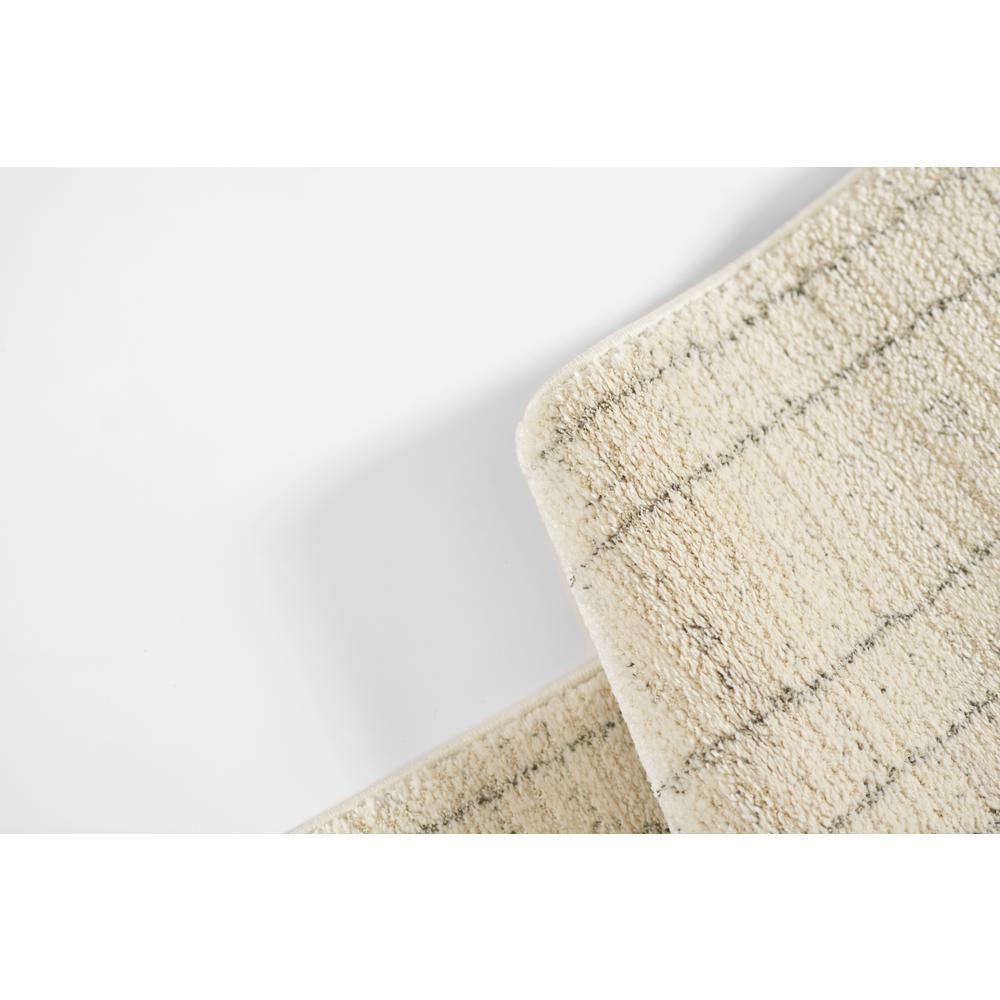 Contemporary Rectangle Area Rug, Ivory, 7'10" X 10'. Picture 8