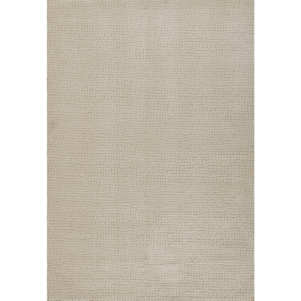 Contemporary Rectangle Area Rug, Ivory, 7'10" X 10'. Picture 1