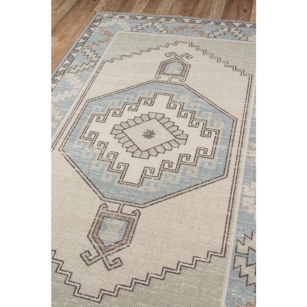 Traditional Rectangle Area Rug, Light Blue, 3'3" X 5'. Picture 2