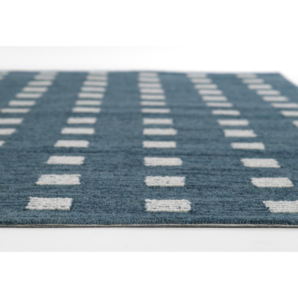 Contemporary Rectangle Area Rug, Blue, 3'6" X 5'6". Picture 6