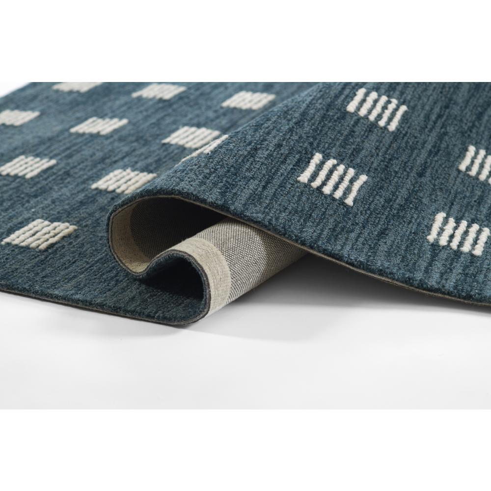 Contemporary Rectangle Area Rug, Blue, 3'6" X 5'6". Picture 8