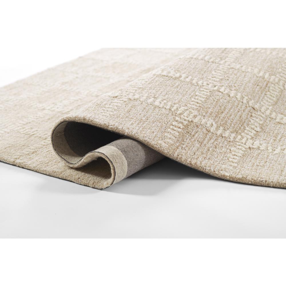 Contemporary Rectangle Area Rug, Beige, 3'6" X 5'6". Picture 8