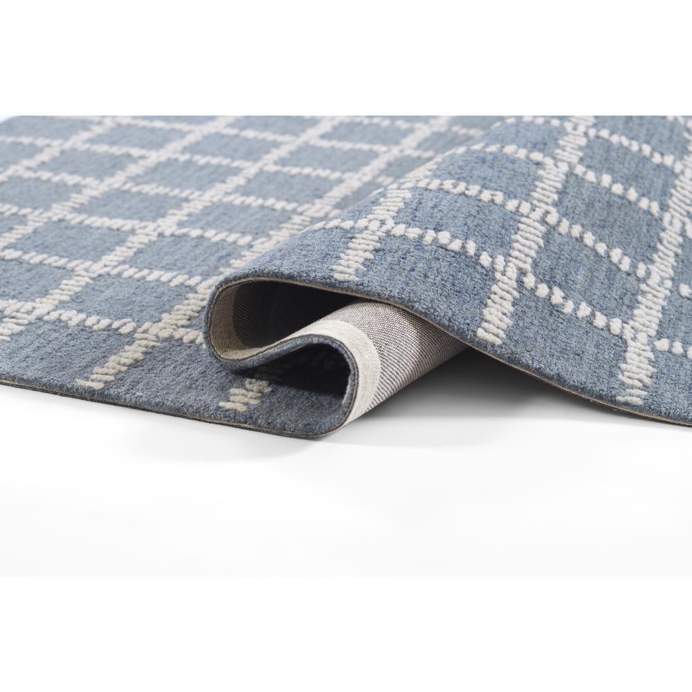 Contemporary Rectangle Area Rug, Blue, 3'6" X 5'6". Picture 8