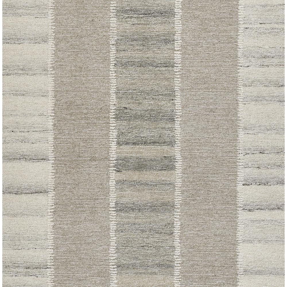 Contemporary Rectangle Area Rug, Grey, 3'6" X 5'6". Picture 7