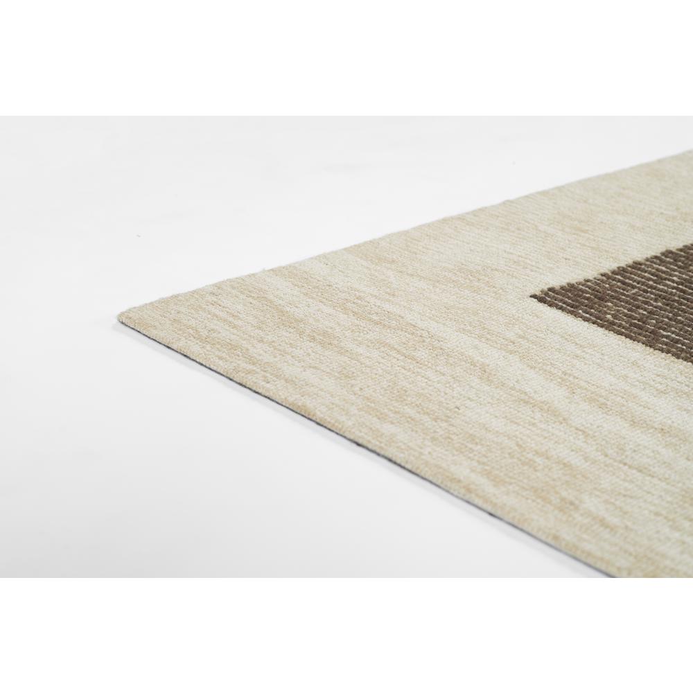 Contemporary Rectangle Area Rug, Brown, 3'6" X 5'6". Picture 5