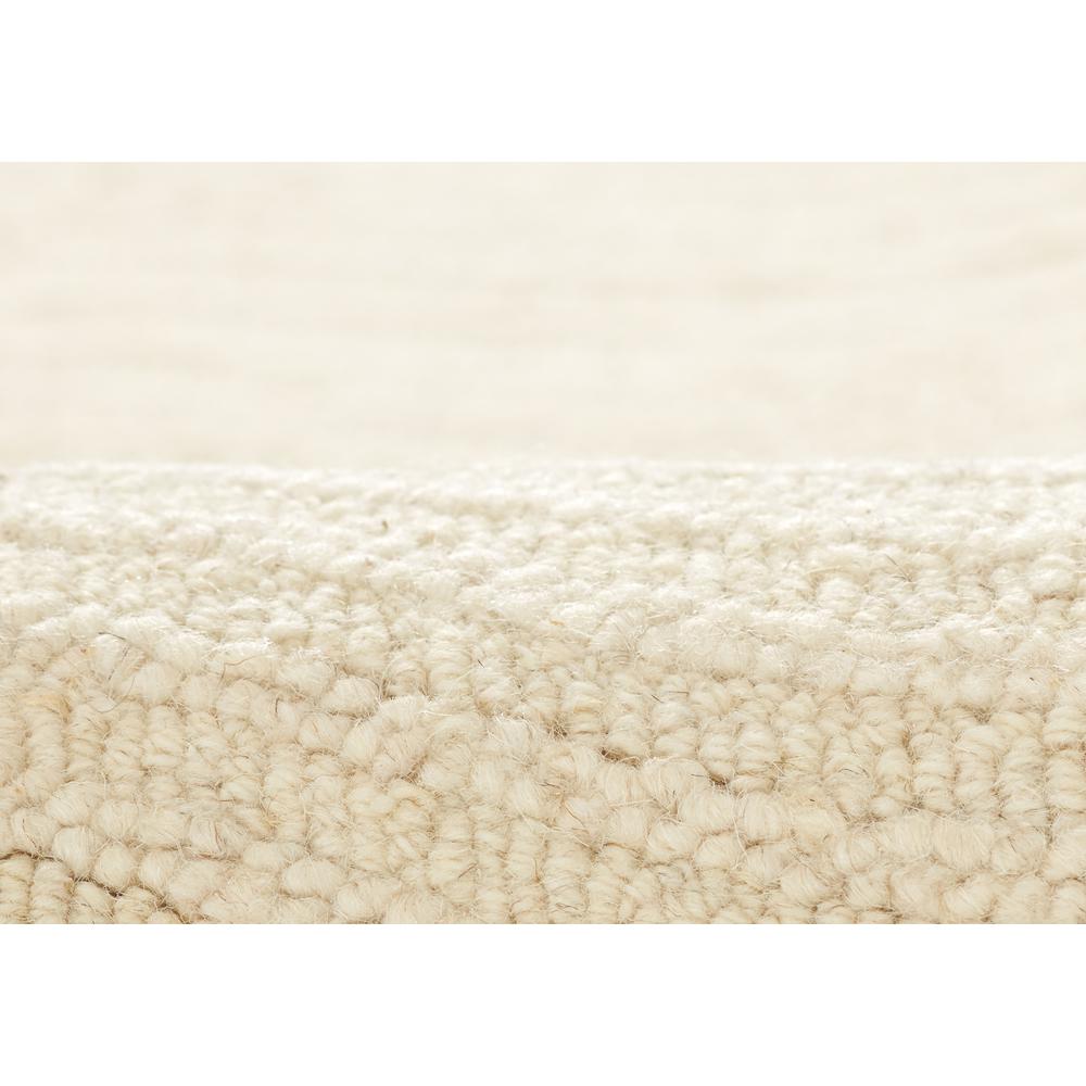 Contemporary Rectangle Area Rug, Ivory, 3'6" X 5'6". Picture 4