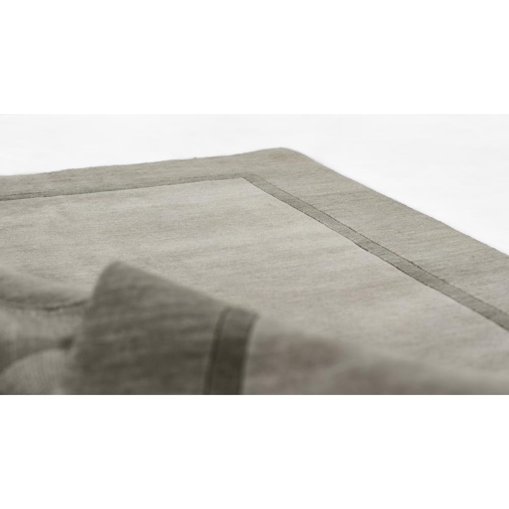 Contemporary Rectangle Area Rug, Grey, 5' X 8'. Picture 4