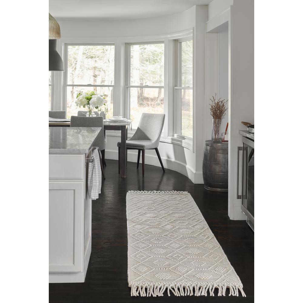 Contemporary Runner Area Rug, Multi, 2'3" X 8' Runner. Picture 13