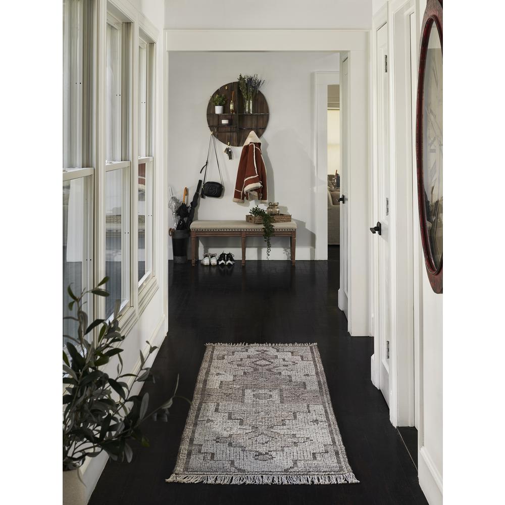 Traditional Runner Area Rug, Natural, 2'3" X 8' Runner. Picture 11