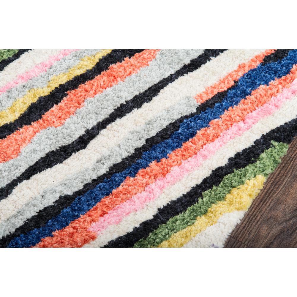 Modern Rectangle Area Rug, Multi, 5' X 7'6". Picture 3