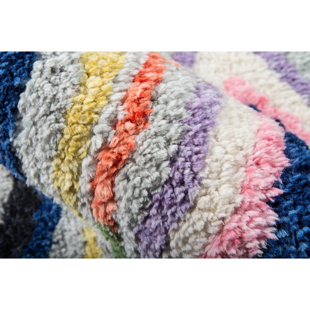 Modern Rectangle Area Rug, Multi, 5' X 7'6". Picture 4