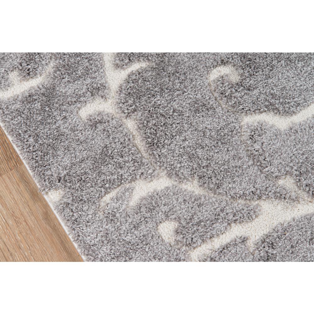 Modern Rectangle Area Rug, Grey, 3'3" X 5'. Picture 3