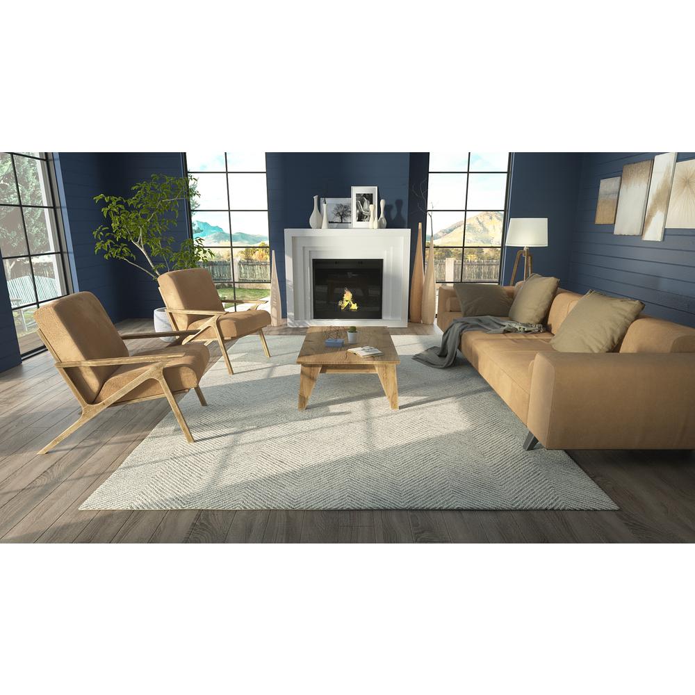 Contemporary Rectangle Area Rug, Grey, 3'6" X 5'6". Picture 13