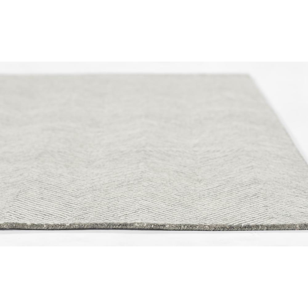 Contemporary Rectangle Area Rug, Grey, 3'6" X 5'6". Picture 3
