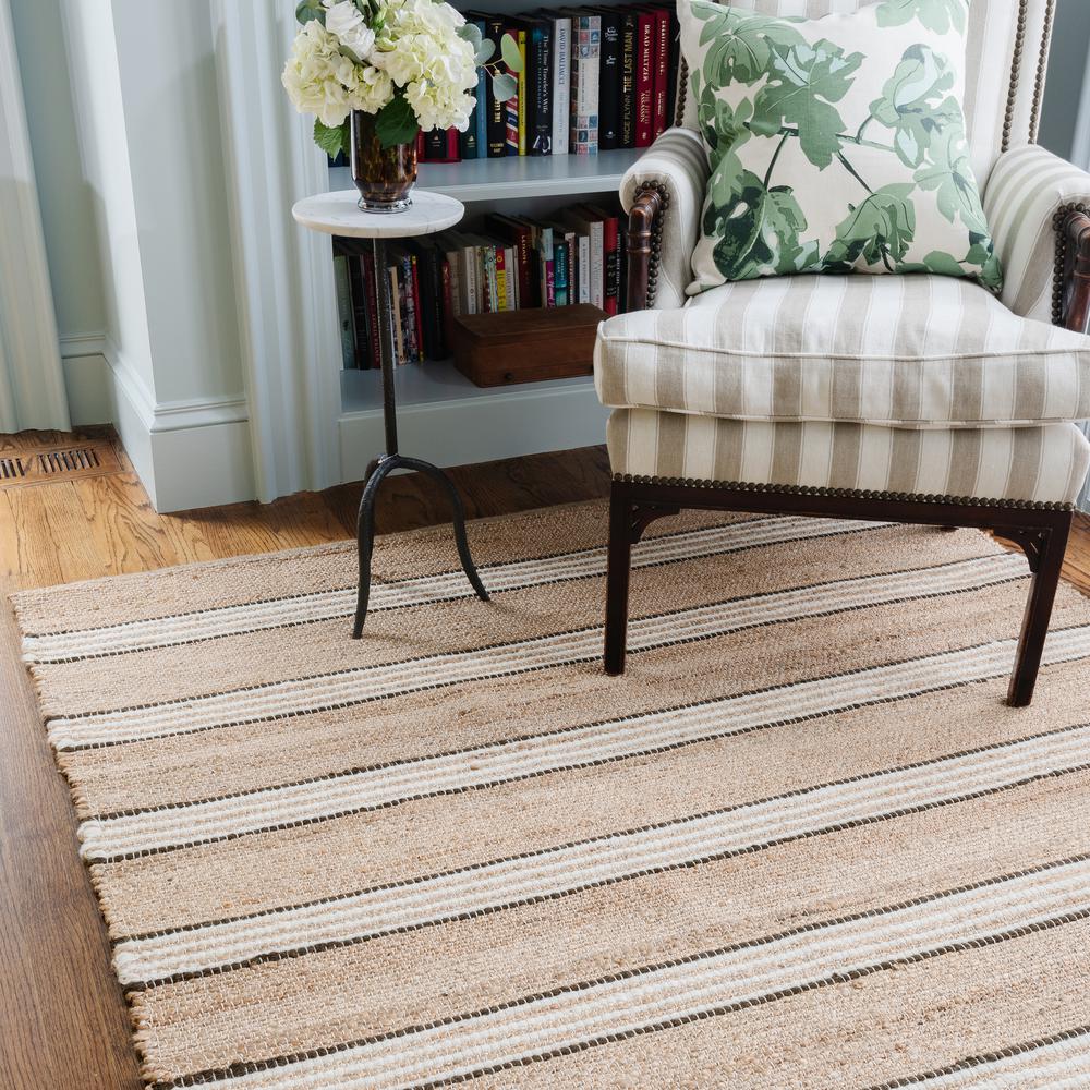 Contemporary Rectangle Area Rug, Brown, 3'6" X 5'6". Picture 11