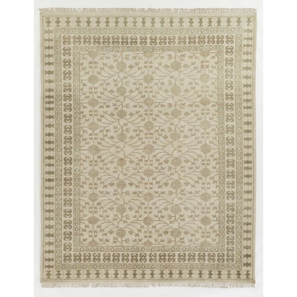 Traditional Rectangle Area Rug, Beige, 5'6" X 8'6". Picture 1