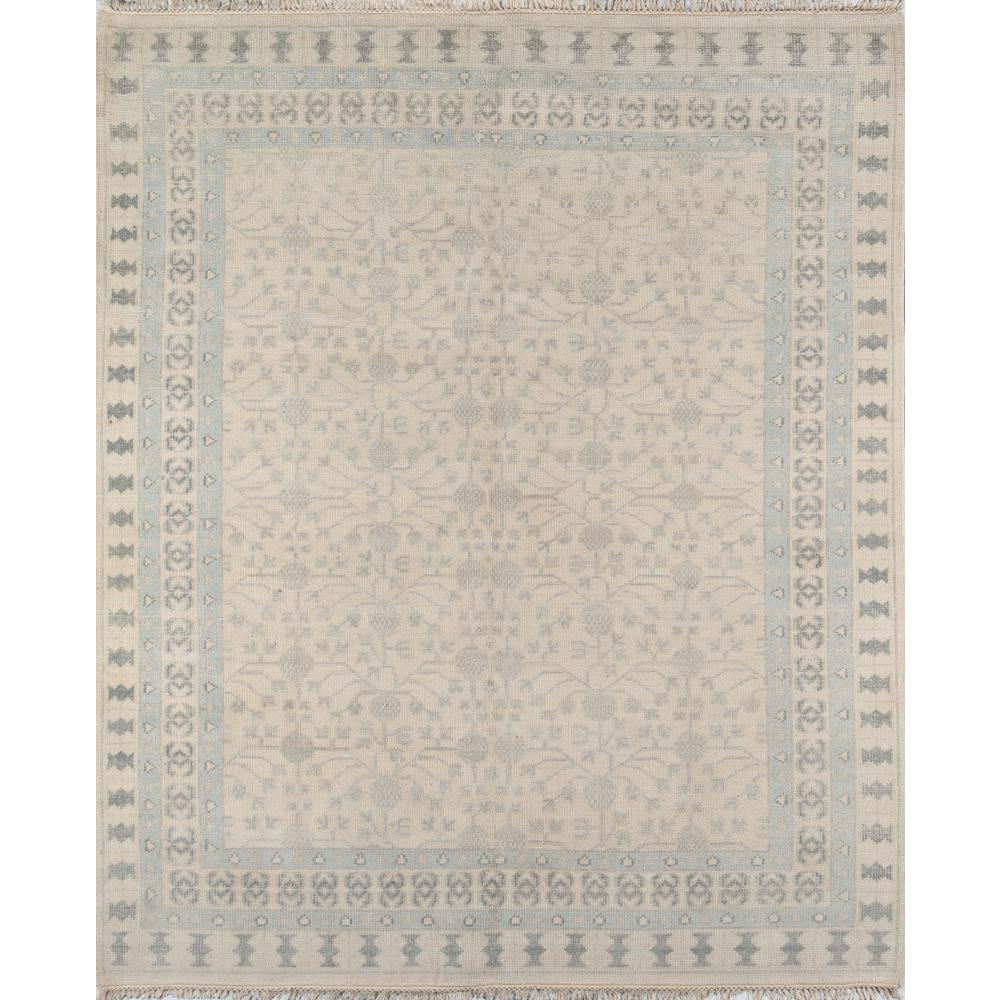 Traditional Rectangle Area Rug, Ivory, 5'6" X 8'6". Picture 1