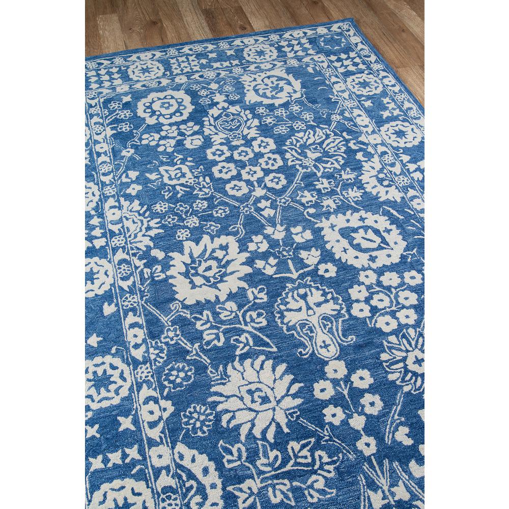 Traditional Rectangle Area Rug, Blue, 3'6" X 5'6". Picture 2