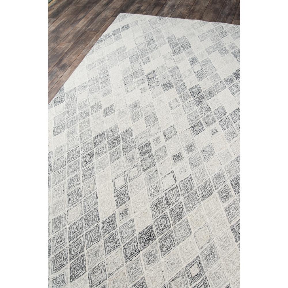 Contemporary Rectangle Area Rug, Grey, 3' X 5'. Picture 2