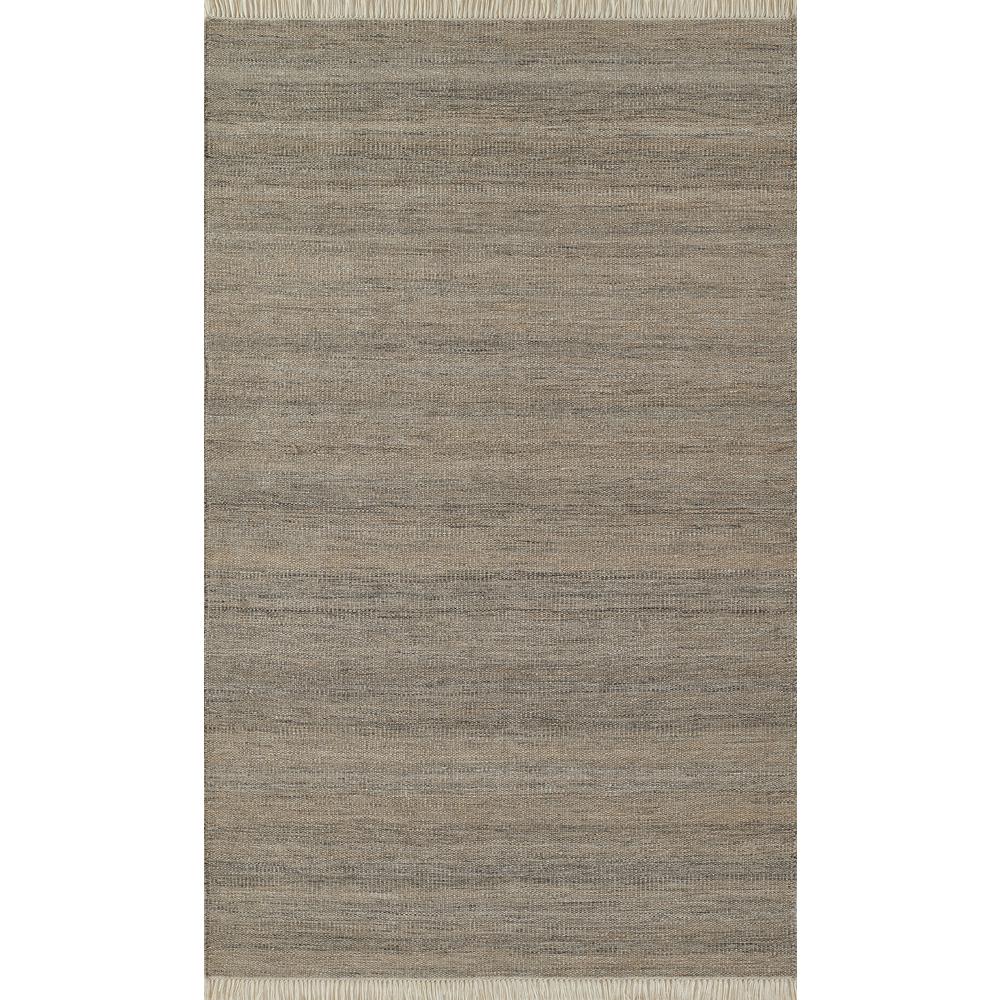 Contemporary Rectangle Area Rug, Grey, 2' X 3'. Picture 1