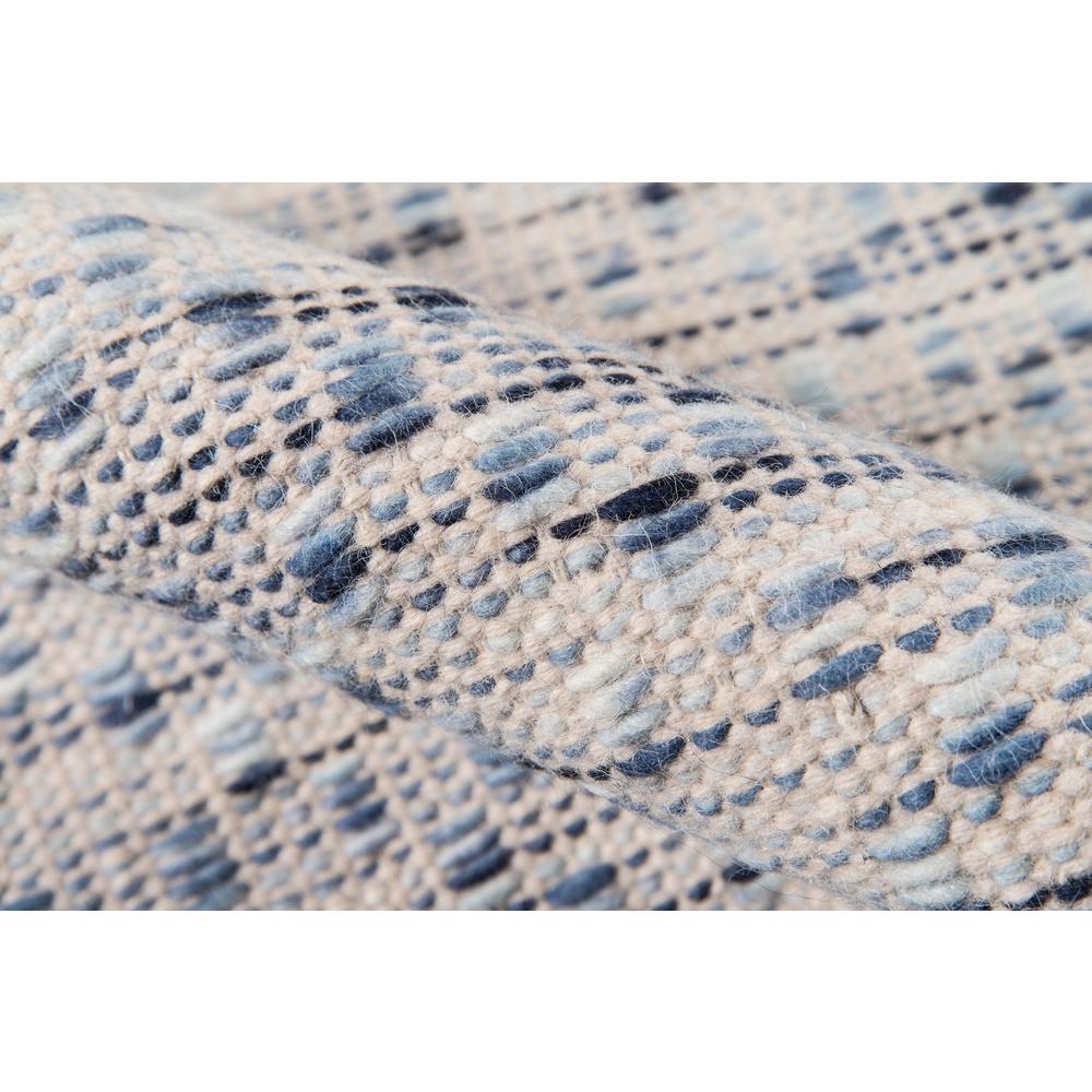 Contemporary Rectangle Area Rug, Blue, 3'9" X 5'9". Picture 4