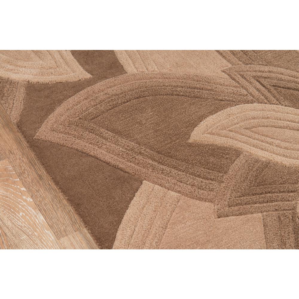 Transitional Rectangle Area Rug, Mocha, 5' X 8'. Picture 3