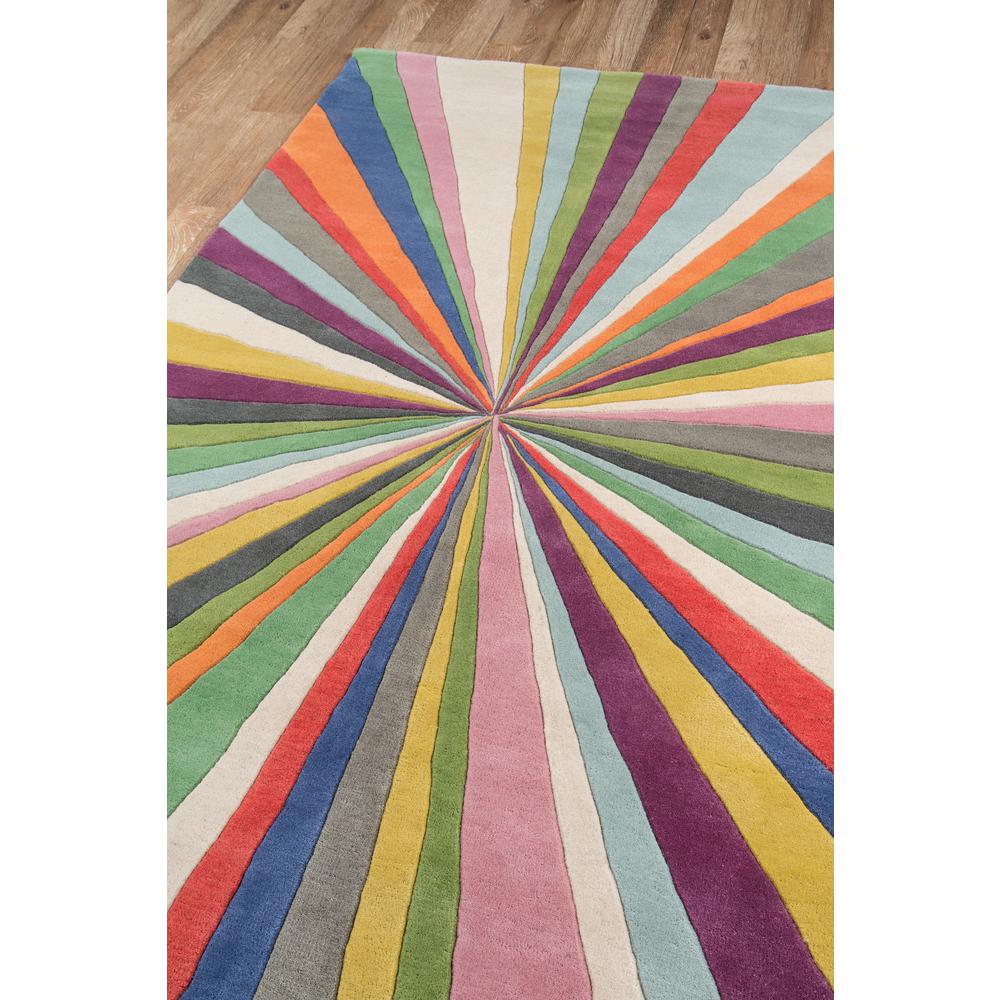 Contemporary Rectangle Area Rug, Multi, 5' X 8'. Picture 2
