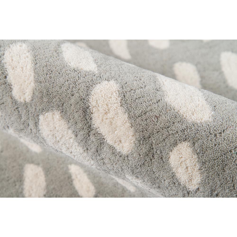 Contemporary Rectangle Area Rug, Grey, 5' X 8'. Picture 4