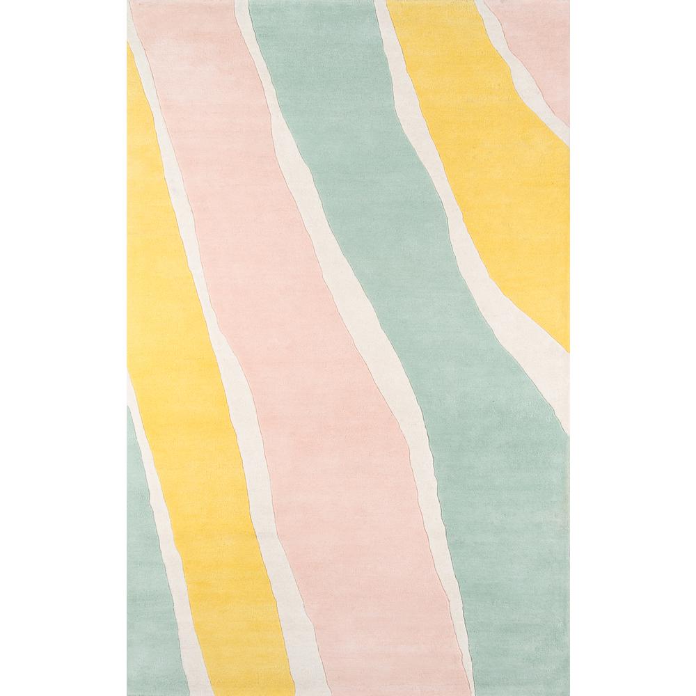 Contemporary Rectangle Area Rug, Multi, 5' X 8'. Picture 1