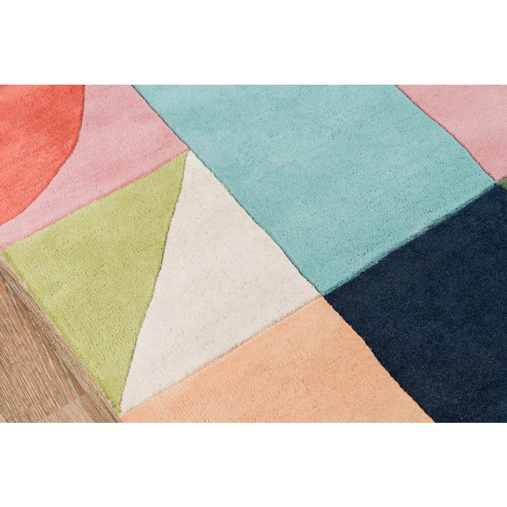 Modern Rectangle Area Rug, Multi, 5' X 8'. Picture 3