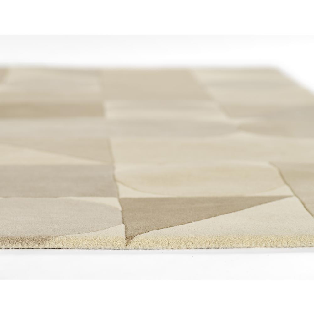 Modern Rectangle Area Rug, Neutral, 5' X 8'. Picture 5