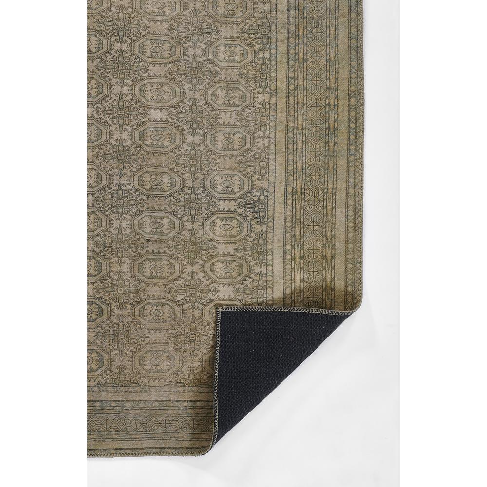 Traditional Runner Area Rug, Green, 2'3" X 7'6" Runner. Picture 3