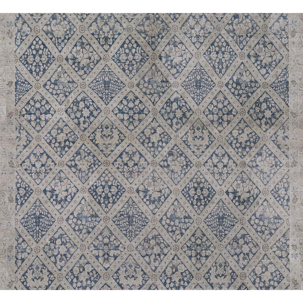 Traditional Runner Area Rug, Blue, 2'3" X 7'6" Runner. Picture 7
