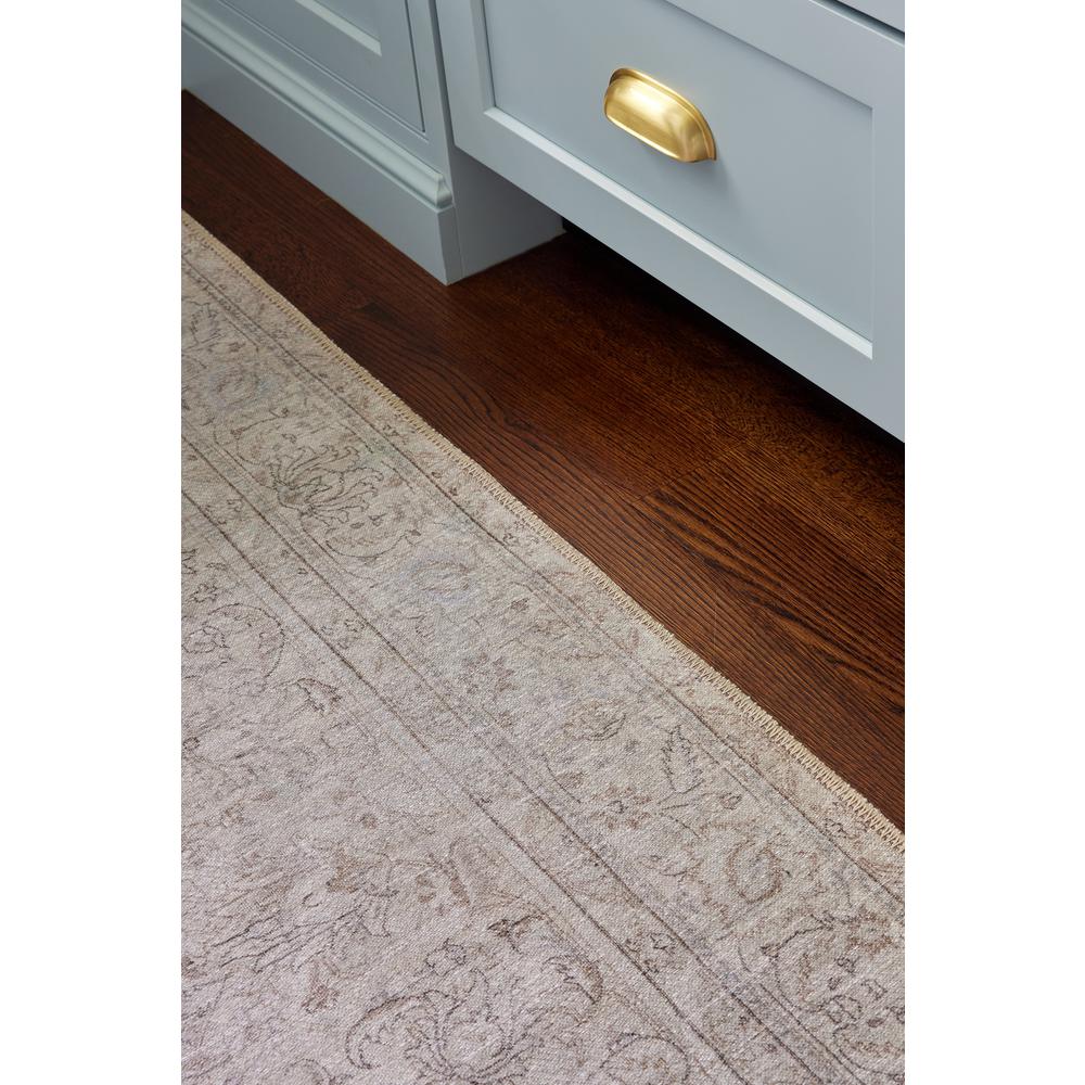 Traditional Runner Area Rug, Grey, 2'3" X 7'6" Runner. Picture 10