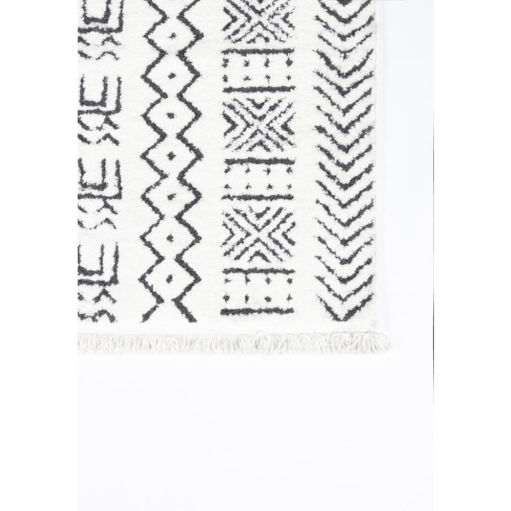 Modern Rectangle Area Rug, Ivory, 3'3" X 5'. Picture 2