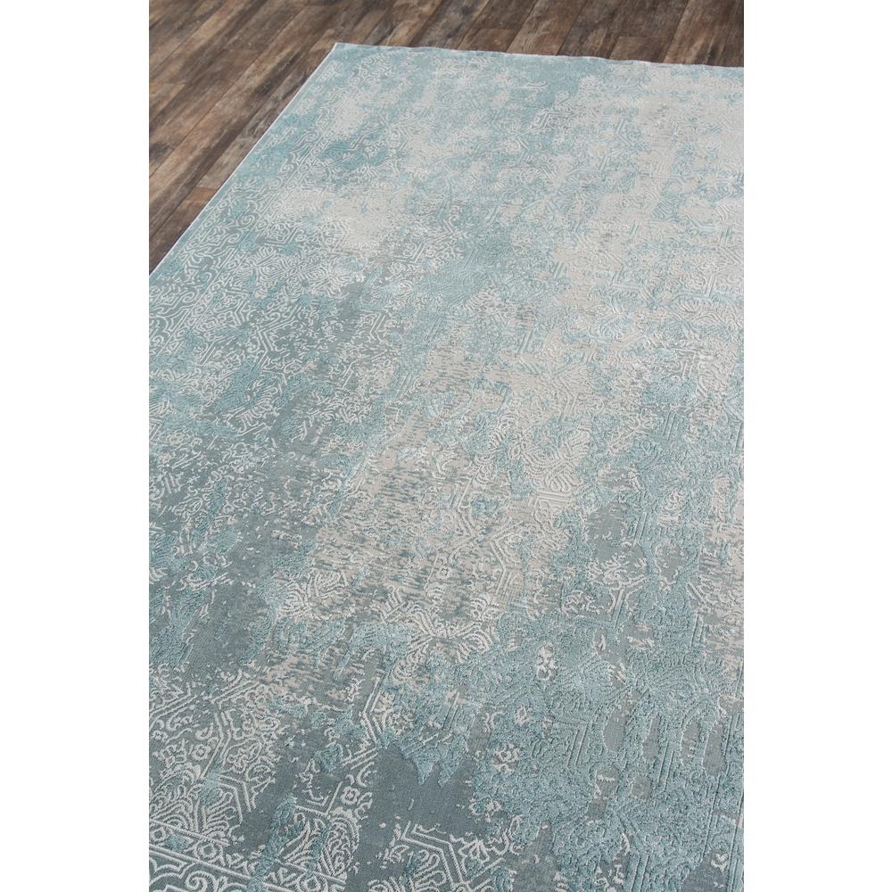 Traditional Rectangle Area Rug, Light Blue, 3'10" X 5'7". Picture 2