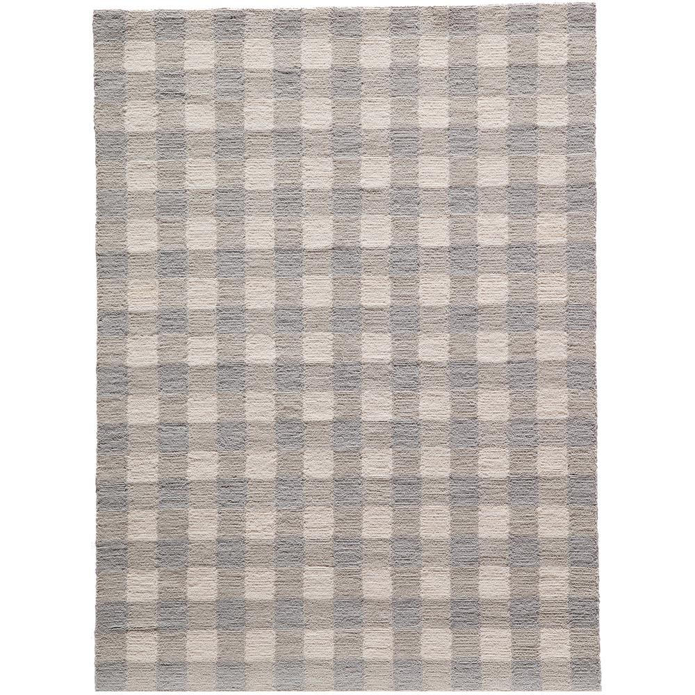 Contemporary Rectangle Area Rug, Grey, 3'6" X 5'6". Picture 1