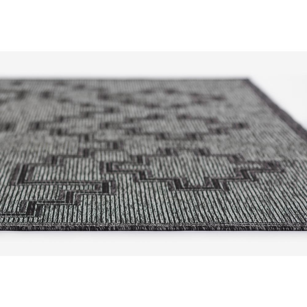 Transitional Rectangle Area Rug, Charcoal, 3'3" X 5'. Picture 6