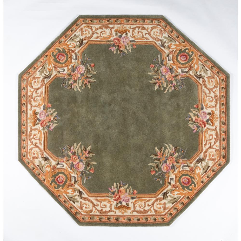 Transitional Rectangle Area Rug, Sage, 3'6" X 5'6". Picture 5