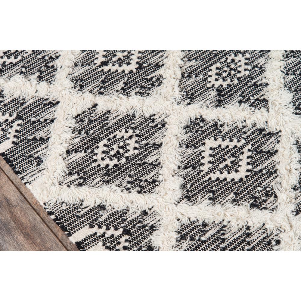 Contemporary Rectangle Area Rug, Black, 3' X 5'. Picture 3