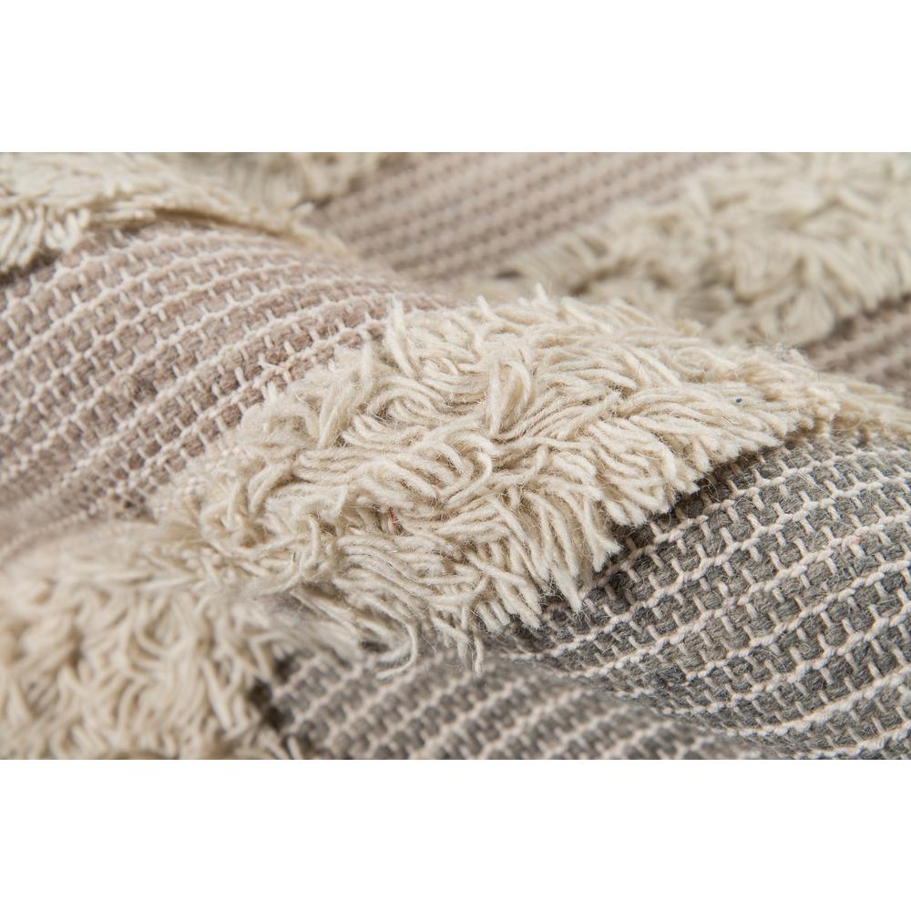 Contemporary Rectangle Area Rug, Beige, 3' X 5'. Picture 4
