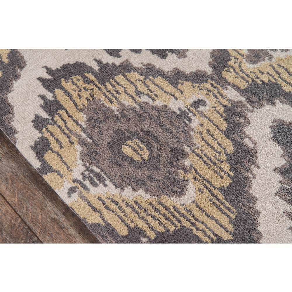 Transitional Round Area Rug, Grey, 4' X 4' Round. Picture 3
