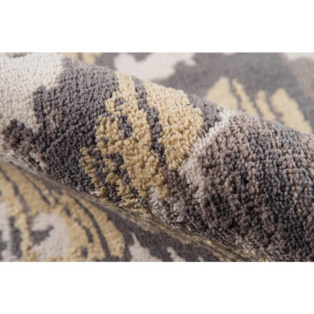 Transitional Round Area Rug, Grey, 4' X 4' Round. Picture 4