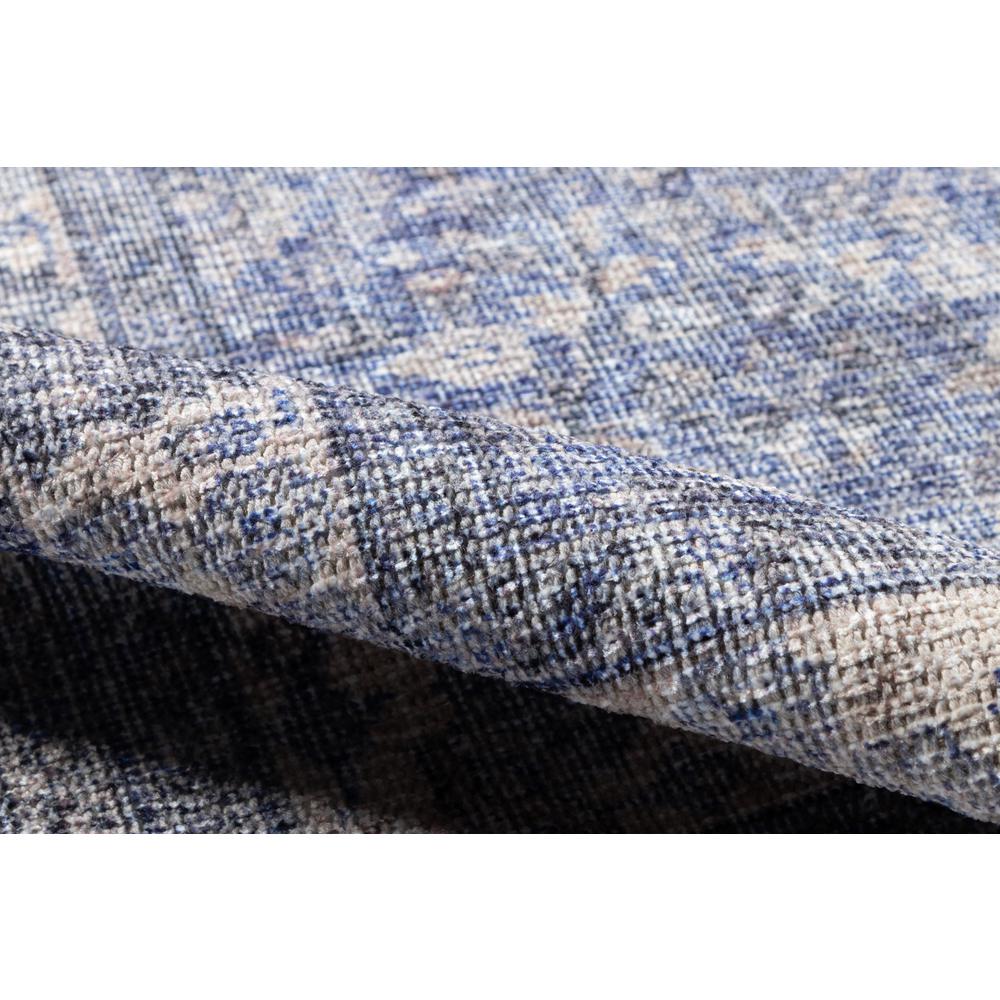 Traditional Runner Area Rug, Blue, 2'6" X 10' Runner. Picture 4
