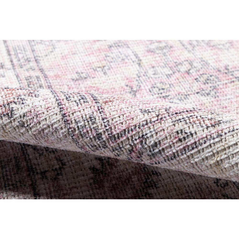 Traditional Runner Area Rug, Pink, 2'6" X 10' Runner. Picture 4